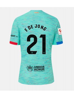 Moški Nogometna dresi replika Barcelona Frenkie de Jong #21 Tretji 2023-24 Kratek rokav